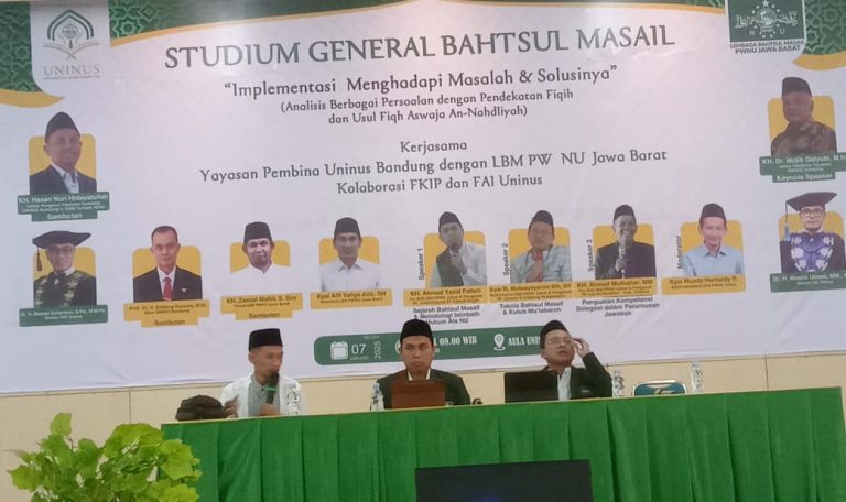 Studium General Bahtsul Masail Implementasi Menghadapi Masalah Dan Solusinya